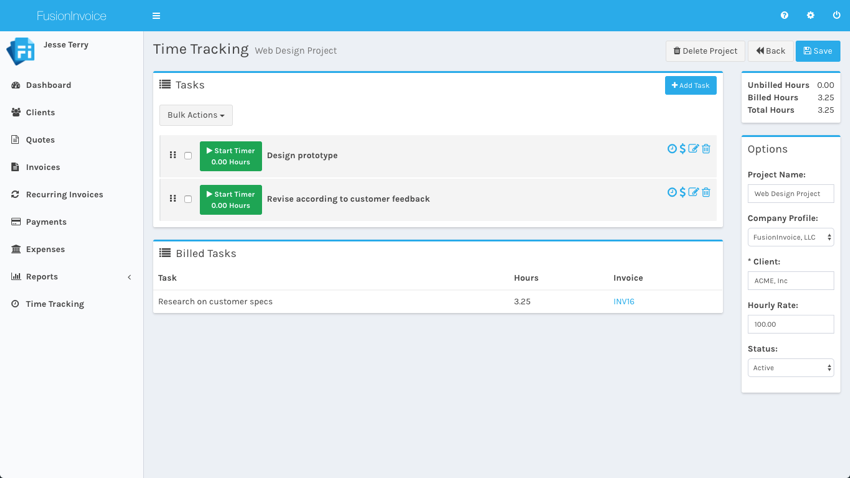 time tracking bill task 3