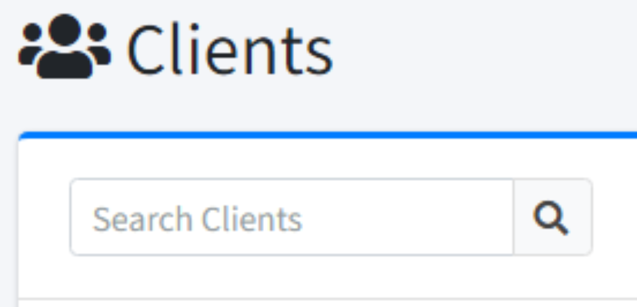 search clients